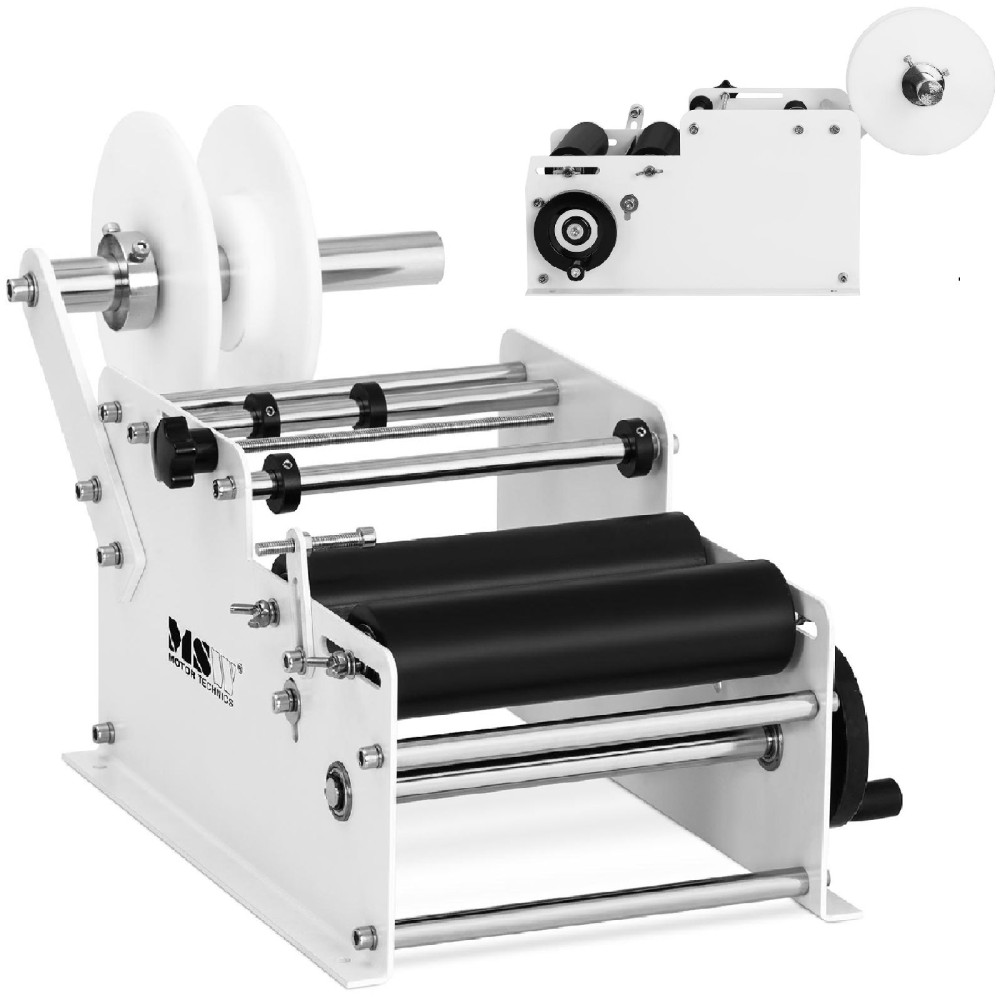 Máquina de rotulagem de etiqueta para garrafas de mão 20-40 etiquetas / min