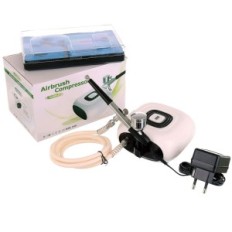 Studio Airbrush Compressore cosmetico aerografo a 3 gradi 0,3mm