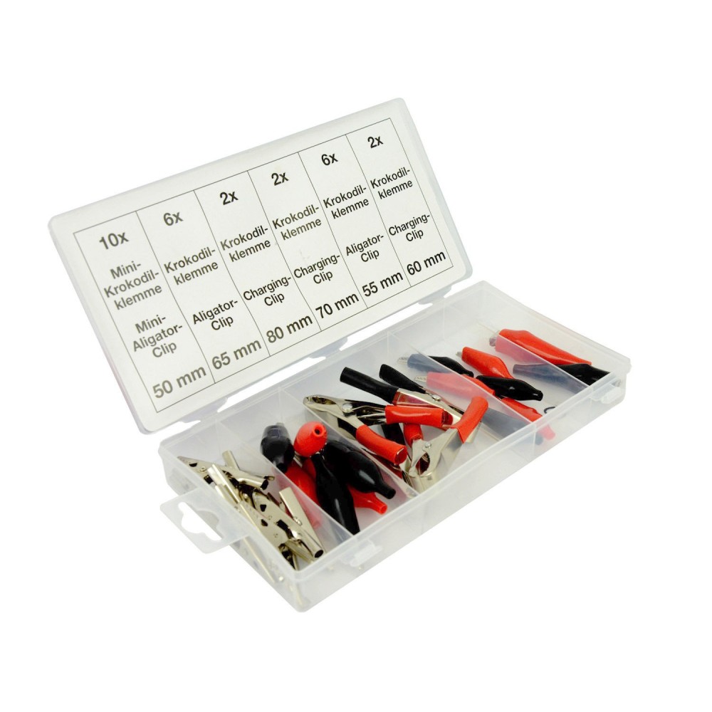 ZACISKI ELEKTRYCZNE SK2410 krokodylki 28cz