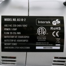 Petit compresseur de modélisation silencieux pour aérö sans huile