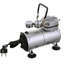 2in1 AEROTROGRAFSKI Kompresor vakuumska črpalka Vakuum -600mmHG AS20W