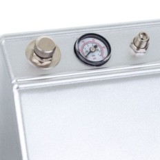 Compresseur aéroneg de piston avec manomètre réducteur