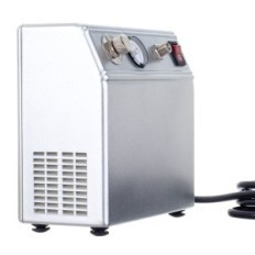 Piston Aerograph kompressor med reduksjonsmanometer