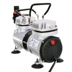 Efektívny 40l / min As19-2 Kompresor pre Airbrush Dva piesty Auto Stop 5.5bar