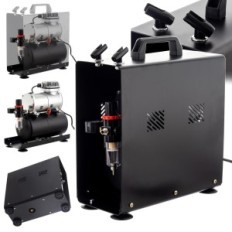 Compressore aerografo AS186A (Hao) nell'alloggiamento