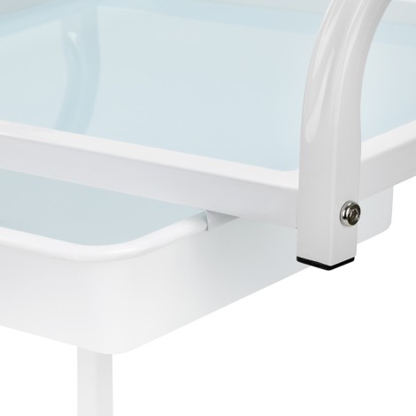 Cosmetische tafel Basic 121 — detail oppervlak