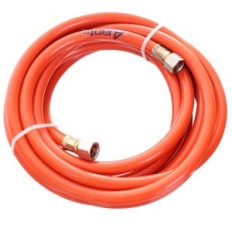 KOMPLET DWIE SZTUKI - węże 5m 3/8"+1/4" czarny+pomarańczowy do PT2,PT8