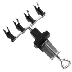 Stand Tripod Holder BD-15B -asema 4 Aerografian kiinnitysruuvilla työtasolle