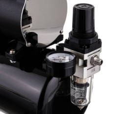 Aerografski kompresor 3L Fengda 2x ventilator ventilatora