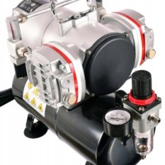 Airbrisor de doble pistón de gran rendimiento 3L de parada automática