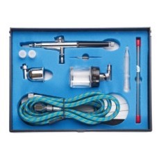 Set aerografo modellazione Fengda BD-134K Ugelli 3x 0.2 0.3 0,5 mm
