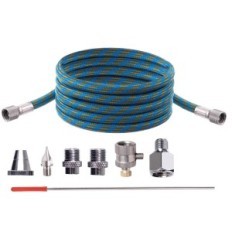 Pistole aerografové trysky 0,3 0,5 mm hadice 1,8 m