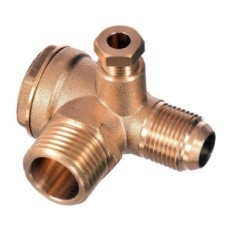 Valve de contrôle pour compresseur de compresseur 1/2 "x 3/8" résistance 20bar