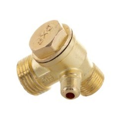 Revisa la válvula para el compresor del compresor 1/2 "x 3/8" x M10x1.0 para el interruptor de presión