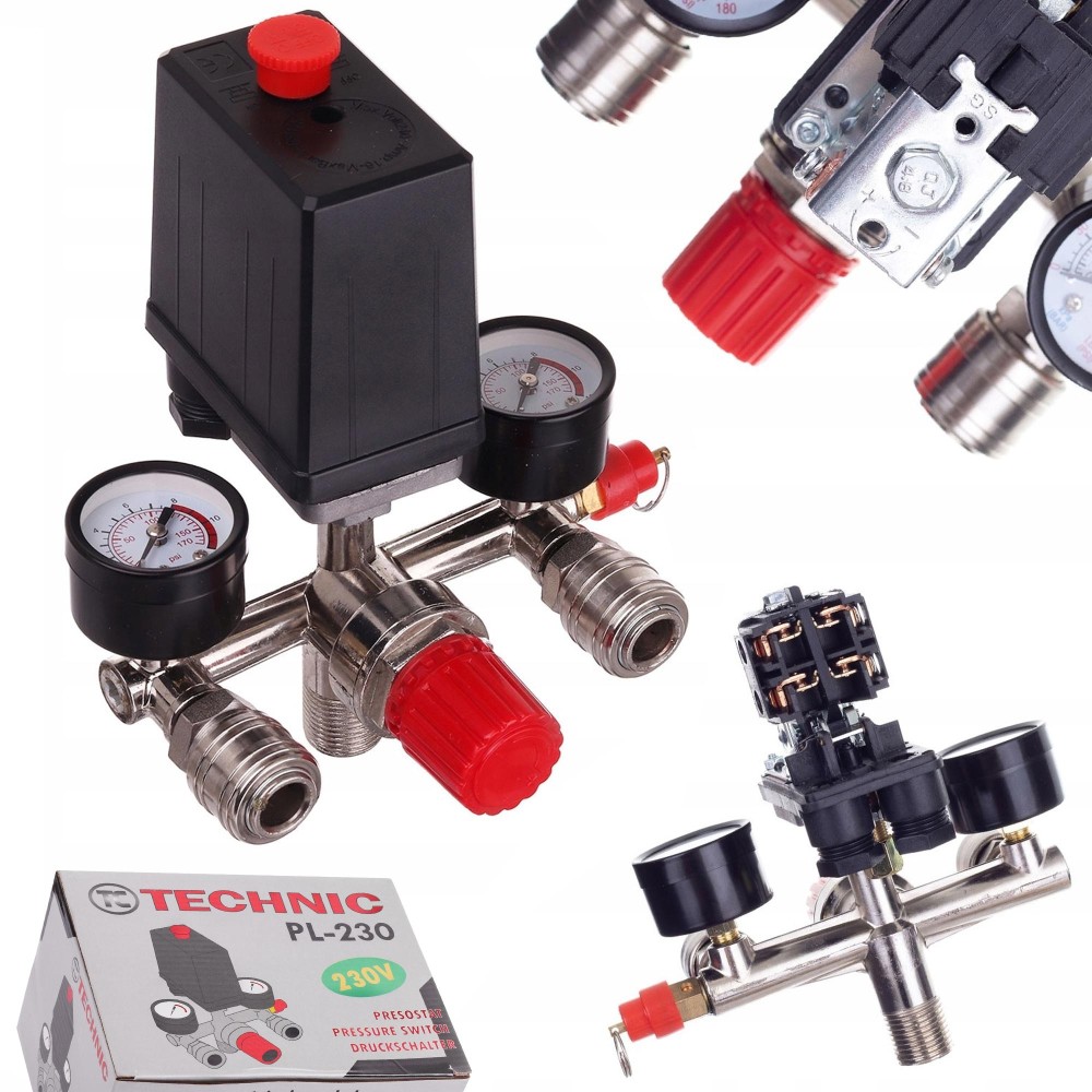 Interrupteur de pression pour pression de pression 230V avec pression de pression de pression