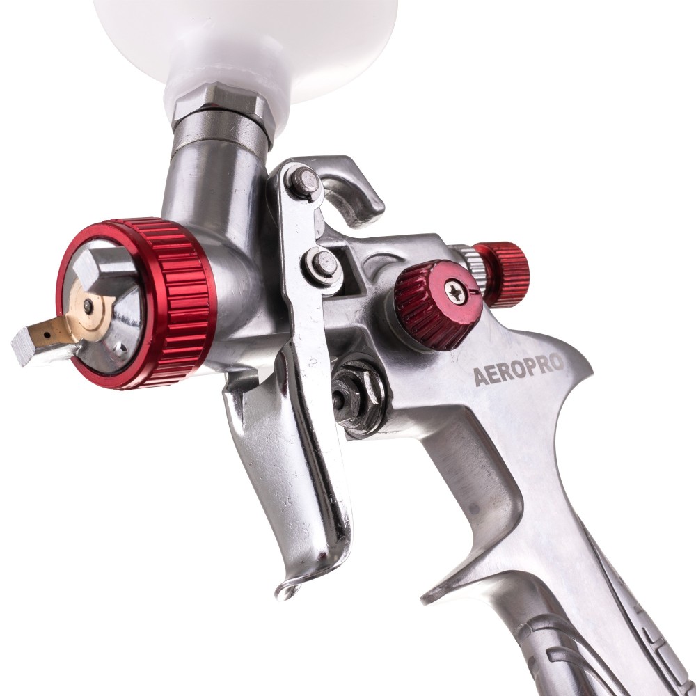 Mini pistola de pintura de 2007 1.0mm Tanque superior 125ml Aeropro