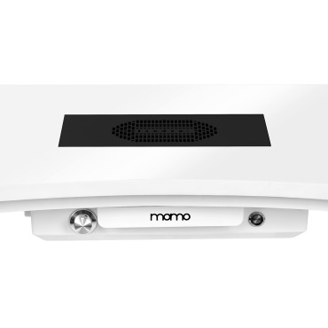 Kozmetický stôl MOMO L01 s odsávačom prachu — detail ovládania