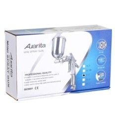 Auarita Metal Mini Pistolet Picnic Buse de pistolet 1.0mm Tasse inclinable 125mm