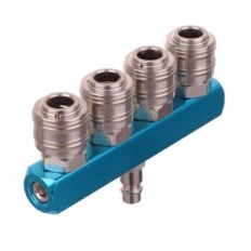 AD0041 4-Way Distributor vzduchu s rychlým spojením