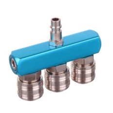 Pneumatic splitter 3-way compressor Quick connector 1/4 "