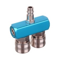 Distribútor Pneumatický kompresor 2-Way Quick Copulation 1/4 "