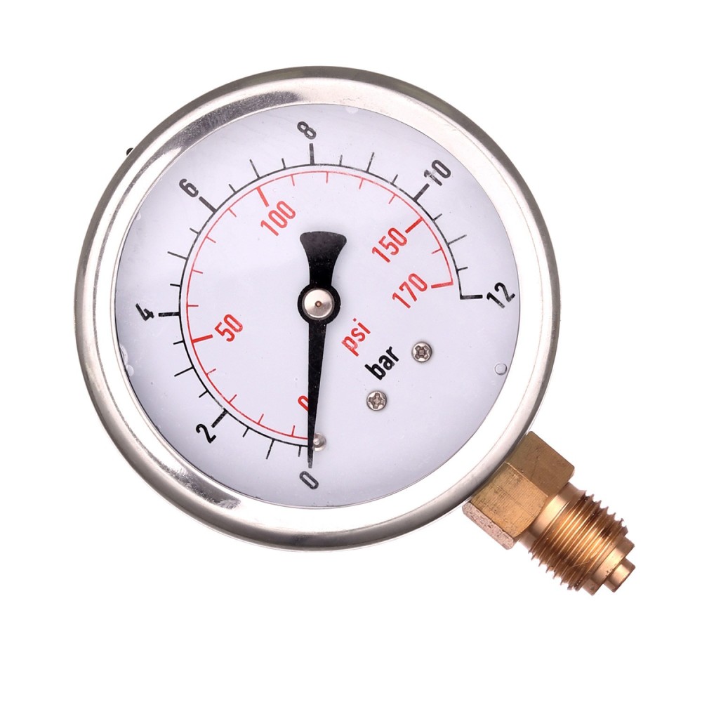 Glycerin-Gauge 0-12 Bottom Bar 1/4 Zoll Taktschild 63mm