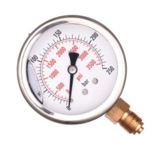 MANETER DRESTRESTNÝ SLIVOTNOSŤ AGLIGNATÚTU 63MM 0-250 BAR NITAL 1/4 "DOT