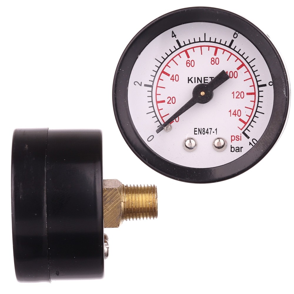 PG121810 40mm 0-10bar 1 / 8 "hátsó szál CH kompresszorhoz