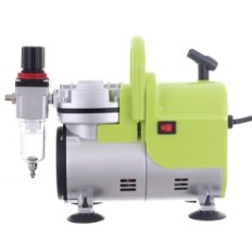 Stille compressor + AS18 Aerograph-houder + filter