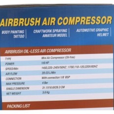 Compresseur silencieux + porte-aérö8 as18 + filtre