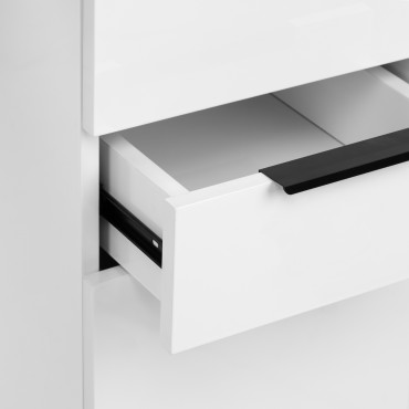 Secretária Cosmética MOMO L02 com Absorvedor de Pó — close-up da gaveta