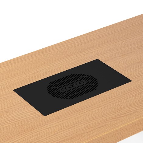 Cosmetic desk MOMO L02 with dust absorber — top view