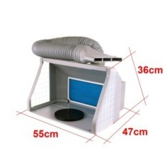 Modeling paint cabin Portable 55cm to aerograph painting extraction