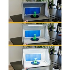 Modeling paint cabin Portable adjustment 55cm aerograph painting