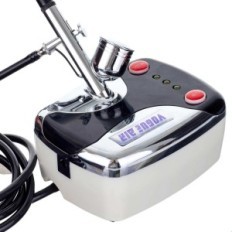 Aerograph Compressor + aerógrafo 0,2mm kit de modelado + maleta