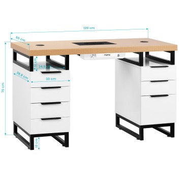 Bureau Cosmétique MOMO L02 avec Aspirateur de Poussière