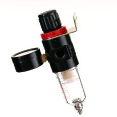 Dewerator Filter Reduktor 1/8 "til en sprøytekompressor med et manometer