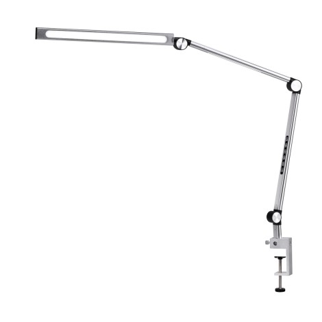 LED lampa na ošetrenie Jógy 22W strieborná — bočný pohľad