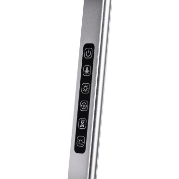 LED Yoga treatment lamp 22W silver — close-up of the controls