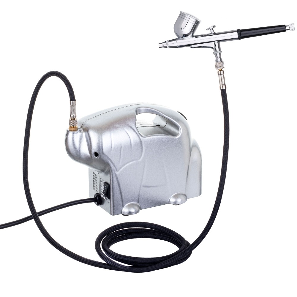 Aerographischer Kompressor AS16 + Aerograph Doppel Action HS-30 Aerograph