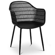 Knocker chair for home for a restaurant up to 150 kg 2 pcs. Black