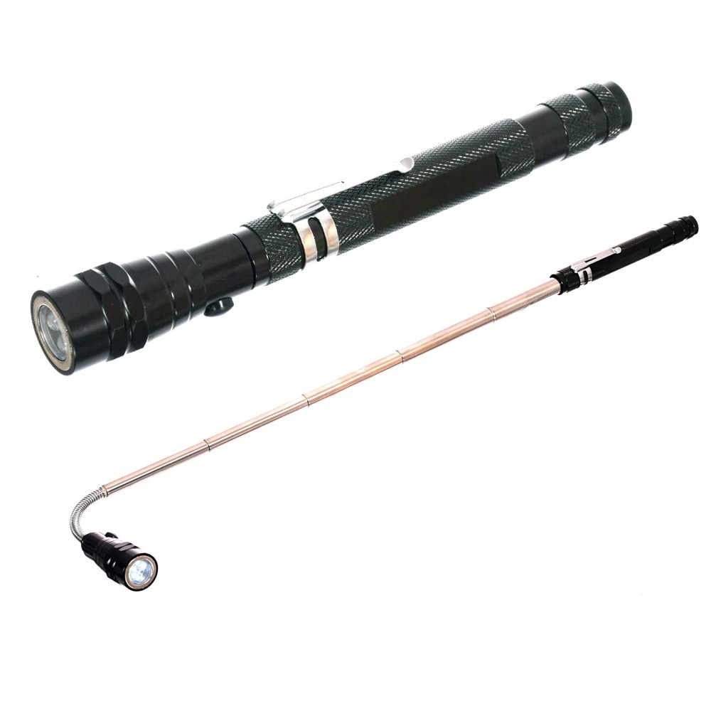 Terminale flessibile telescopico con pinze magnetiche SK23319. "Illuminazione a LED.3