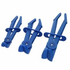 Set van 1815b 3L klemmen gebogen 90st. Voor rubberen draden (-)