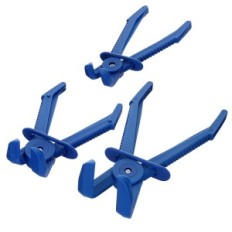 Set von 1815b 3L-Klemmen bogen 90st. Für Gummidrähte (-)