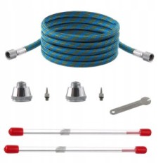 Aerographer Fengda 3 Nozzles 0.3 + 0.5 + 0.8mm with 3 tanks - Airbrush set