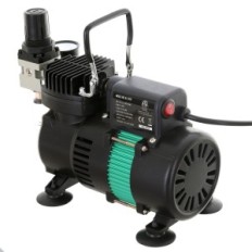 Effektiv tyst AS-320 kompressor för Aerograph Dual Auto Stop Fan