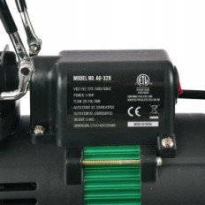 Effizienter, ruhiger AS-320-Kompressor für Aerograph Dual Auto Stop-Fan