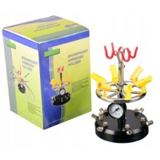 Aerografický aerografický regál Rack Distributor Reduktor Model Stand Manometr