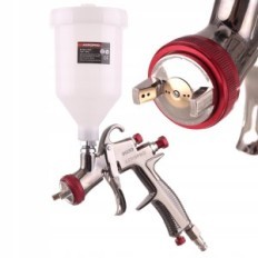 Pistolet lakierniczy LVLP dysza 1,7mm AEROPRO Zbiornik 600ml