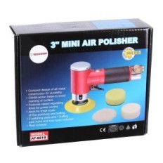 Pneumatické pickers 75mm Grinder + Sponge + Leštiace kožušiny